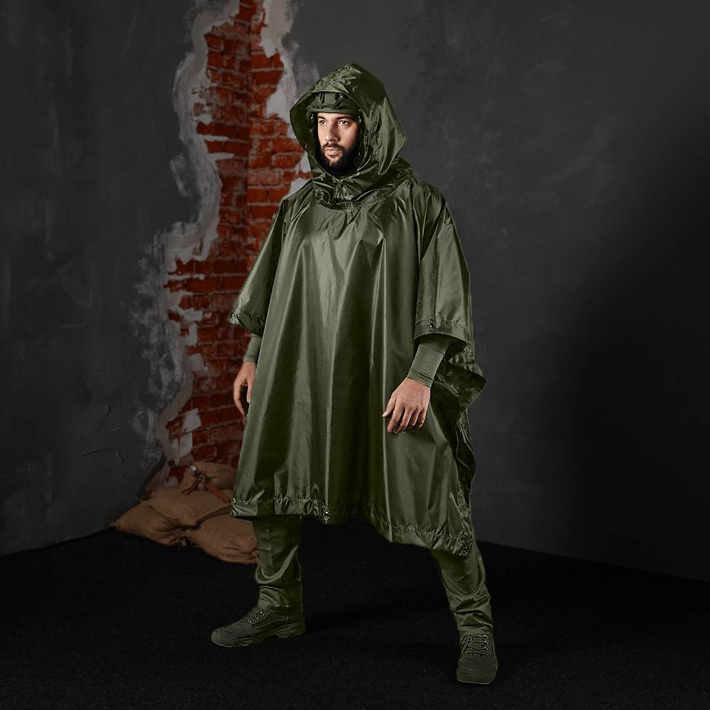 Pilgrim 2.0 StormNet Poncho Olive