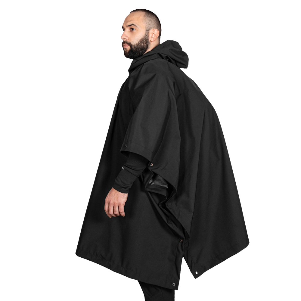 Pilgrim RainWall Black Poncho