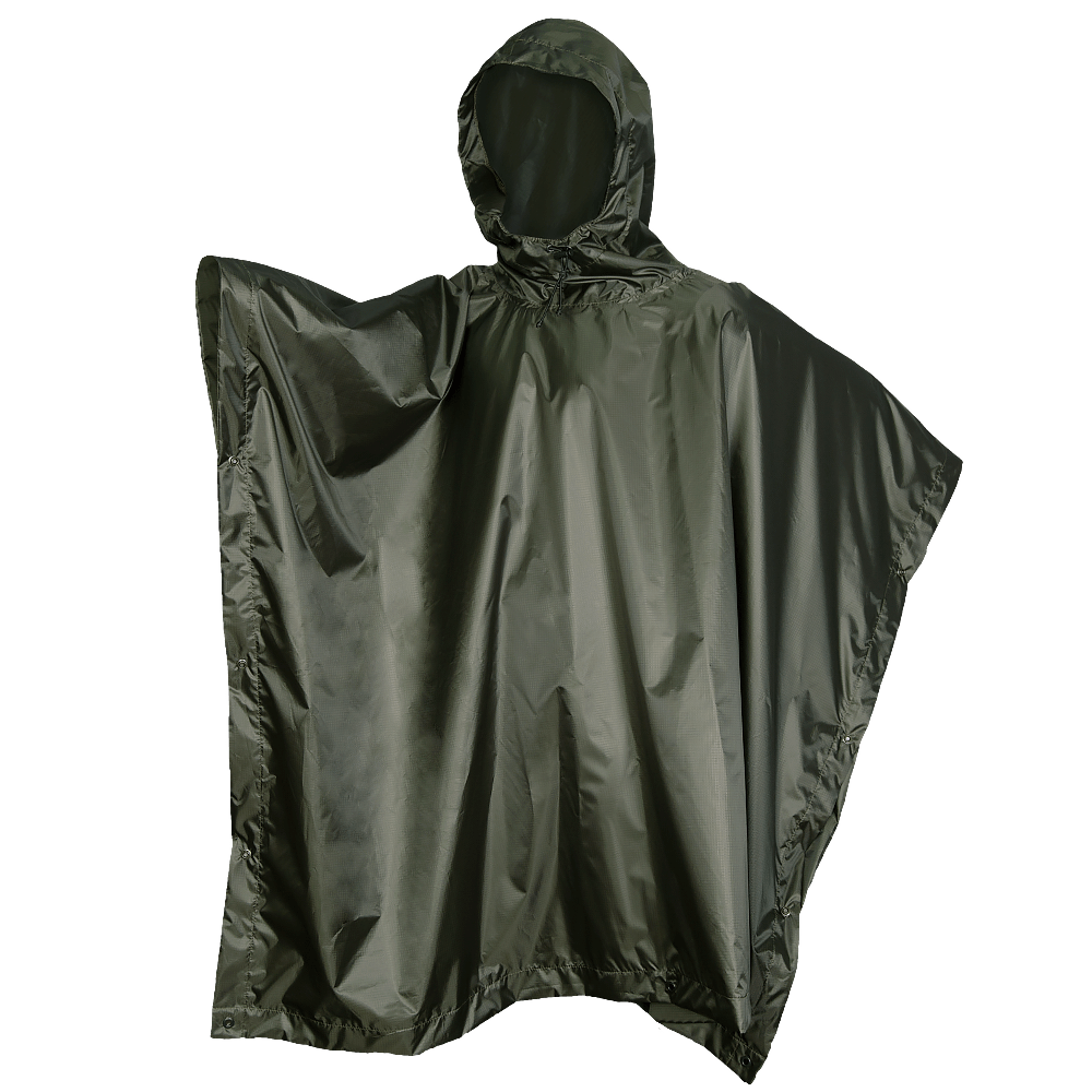 Pilgrim Rip-Stop Dark Olive Poncho