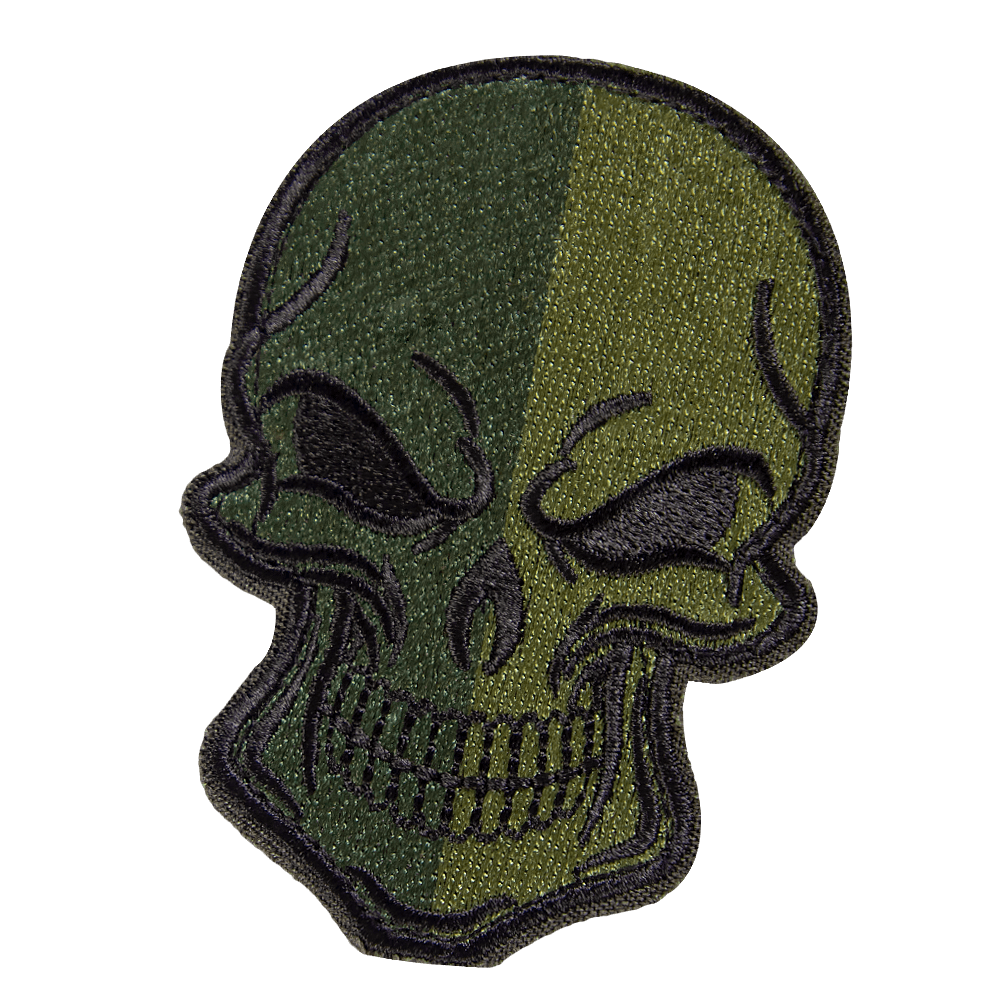 Skull Shaped Chevron Olive