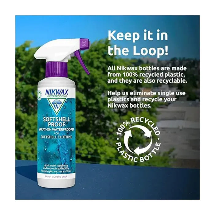 Nikwax SoftShell Proof Spray-on 300ml