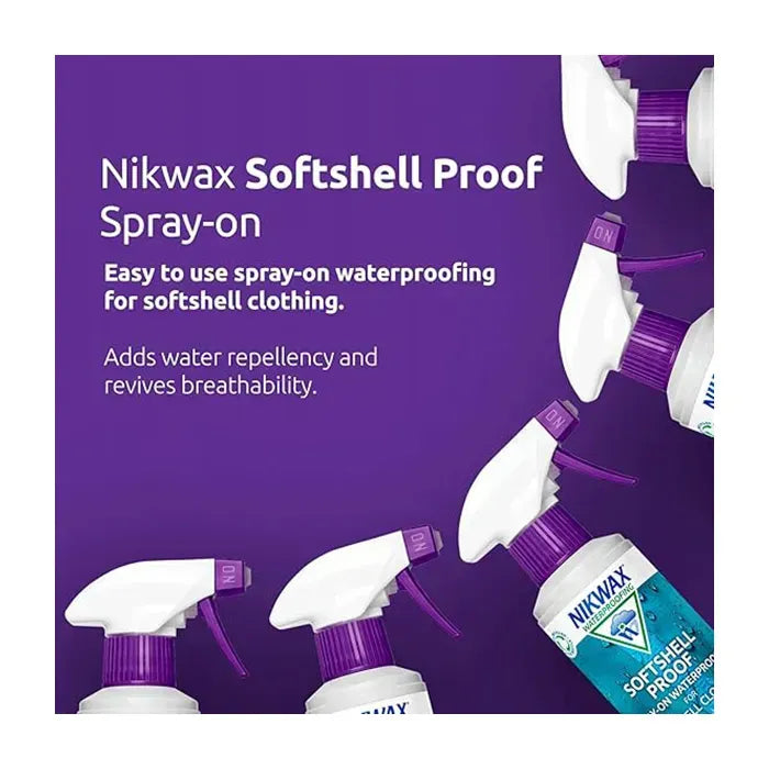 Nikwax SoftShell Proof Spray-on 300ml