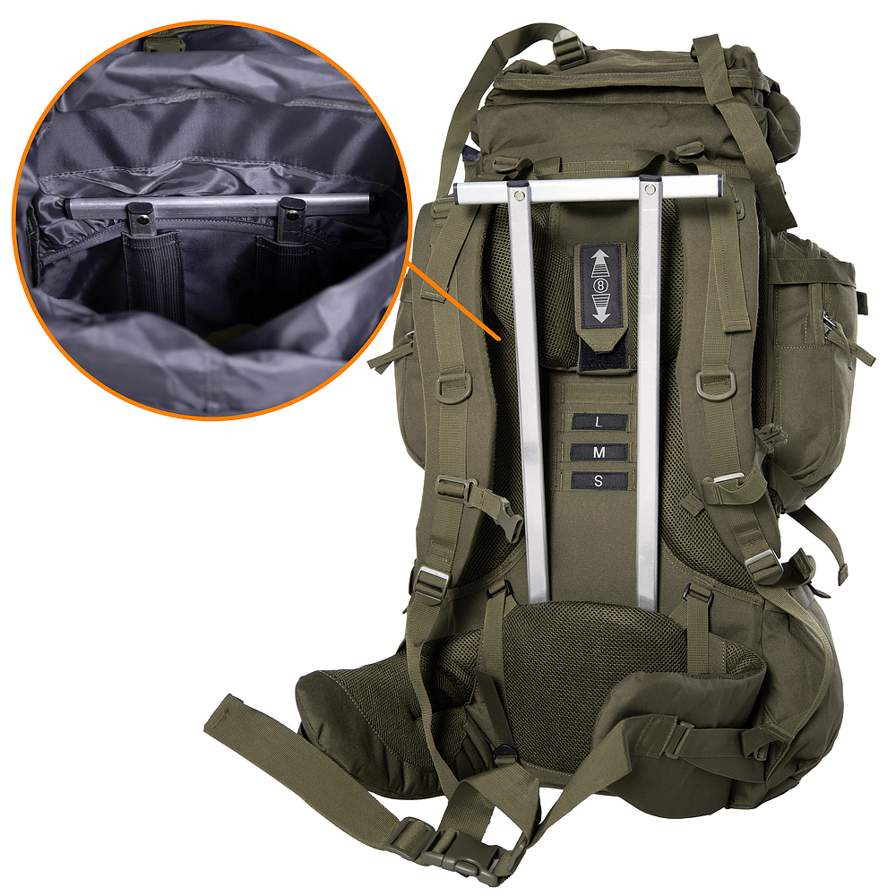 BigBag 80L Oxford Backpack Olive