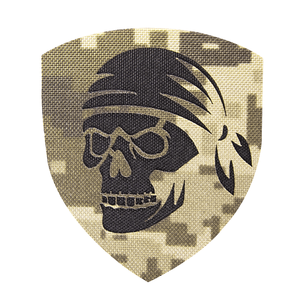 Camotec Skull in Bandana Chevron (7*8) Pixel