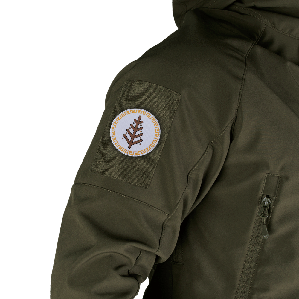 "Tree of Life" PVC Patch/Velcro White