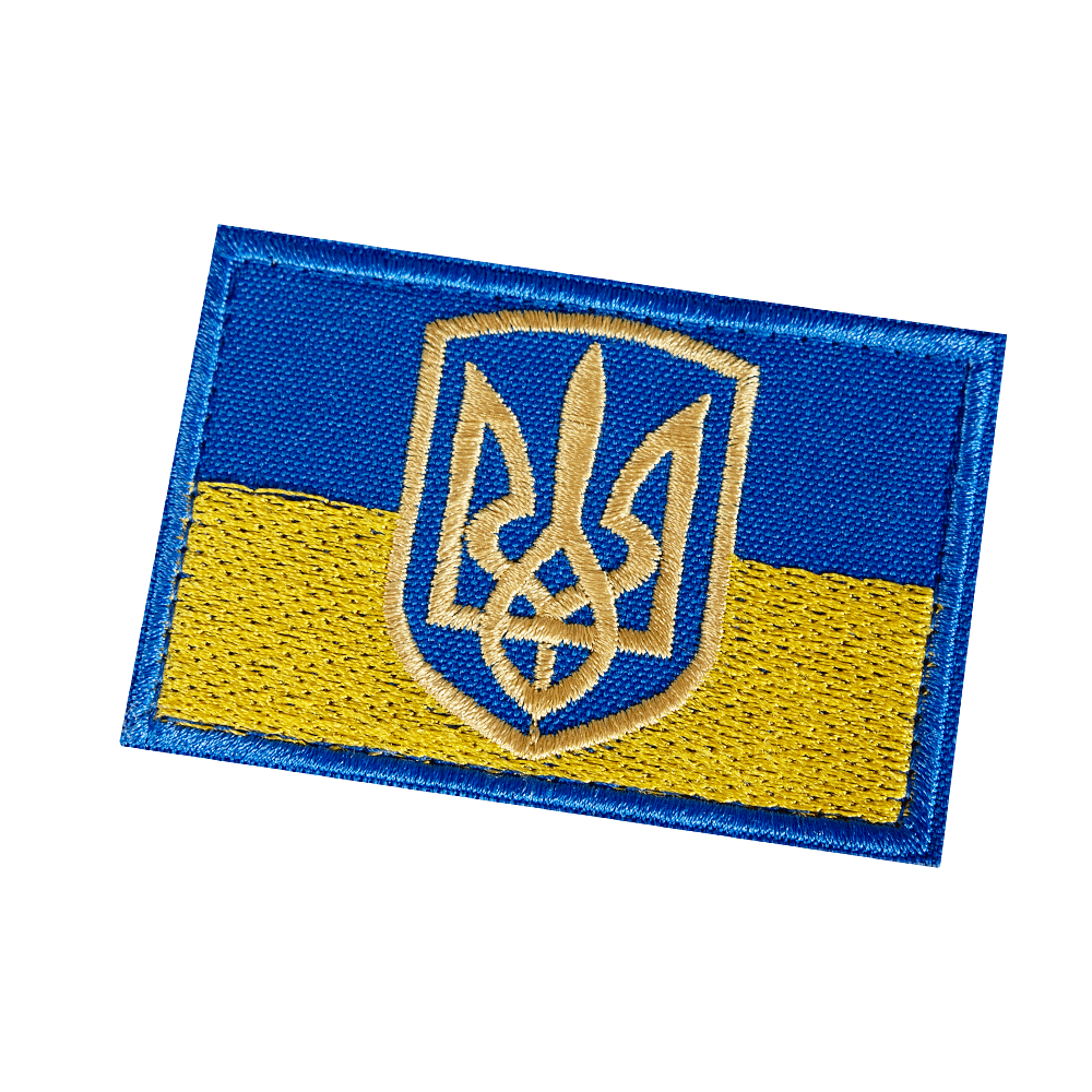 Patch/velcro flag of Ukraine/Coat of Arms