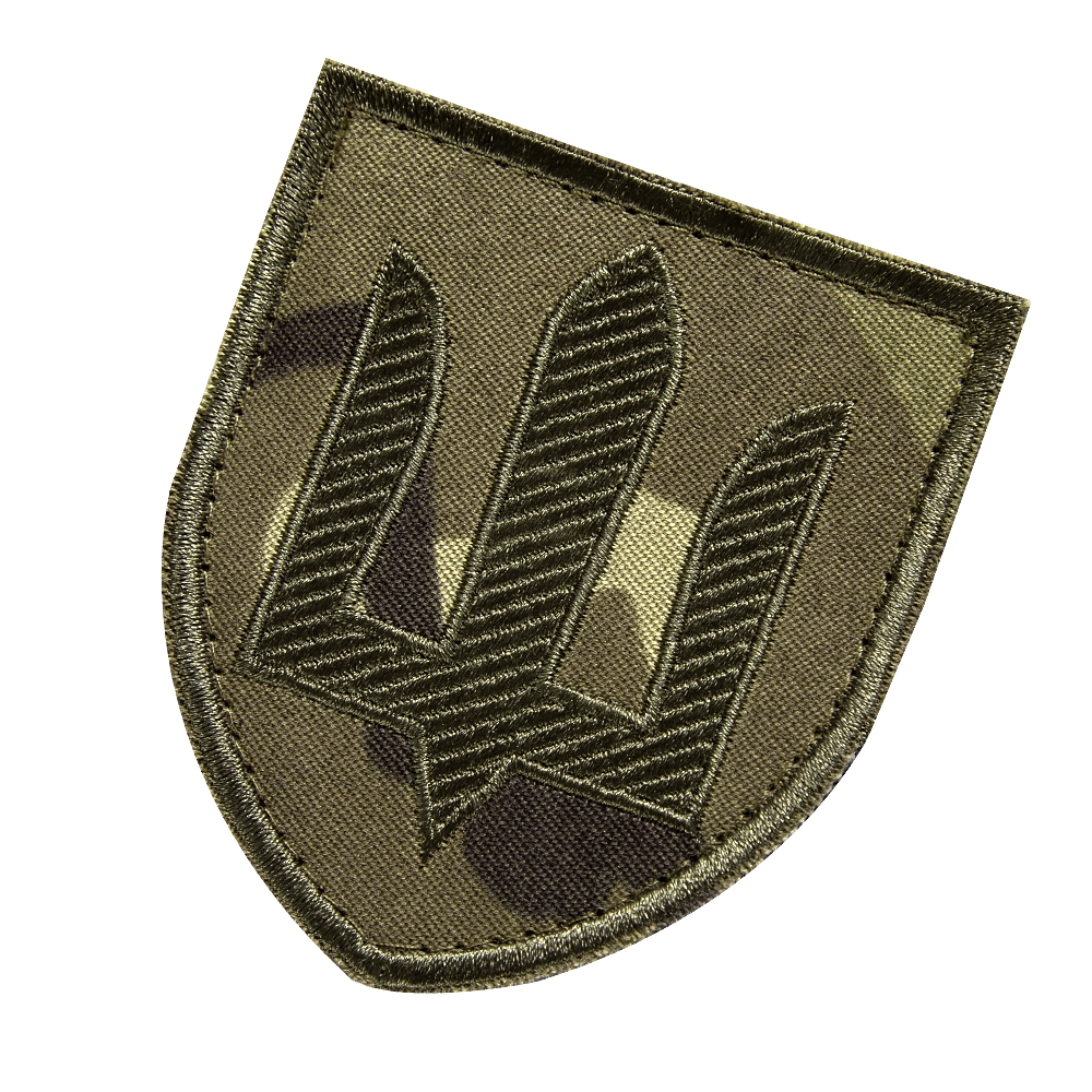 Armed Forces Land Forces Chevron (Olive Trident) Multicam