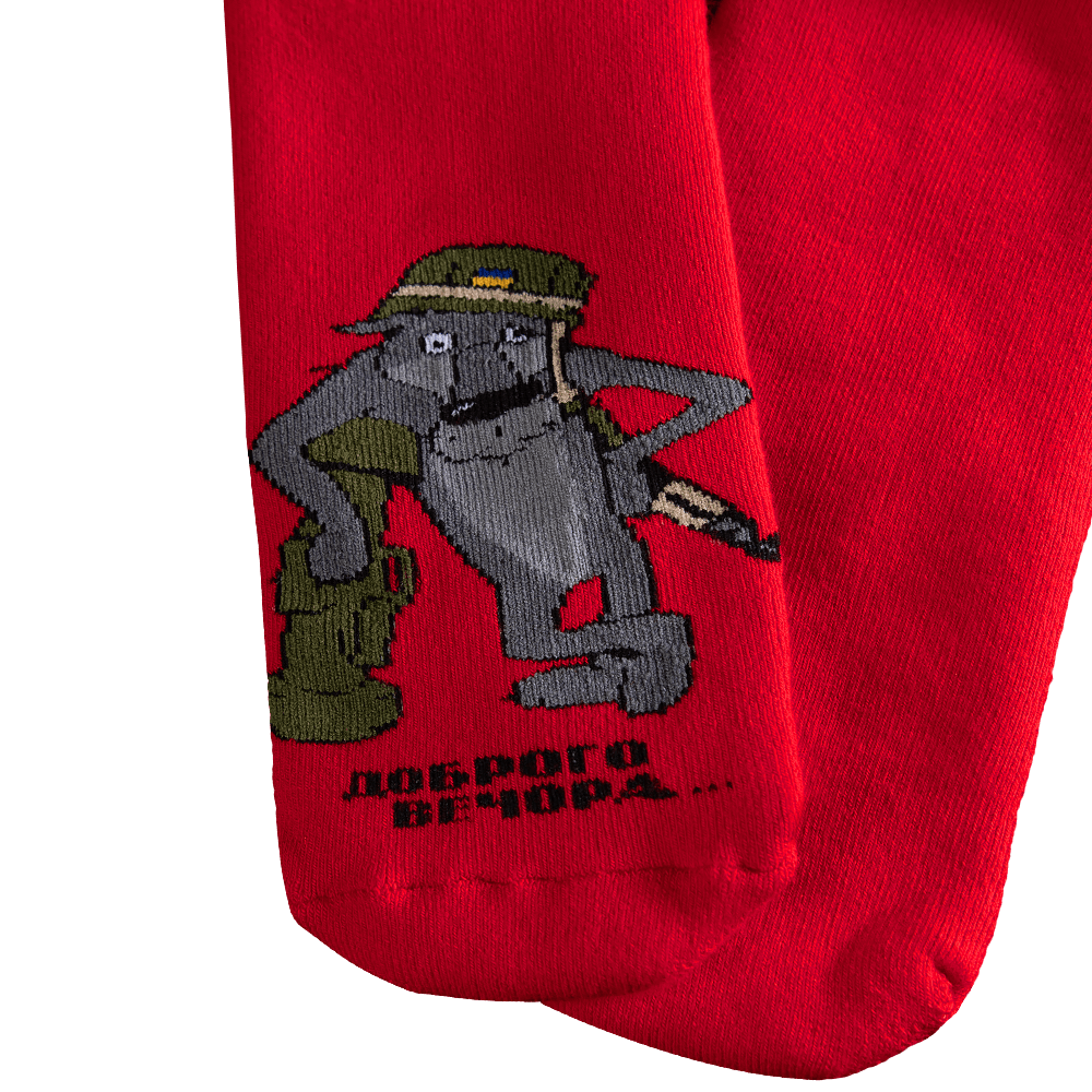 Socks Once Upon a Dog Red