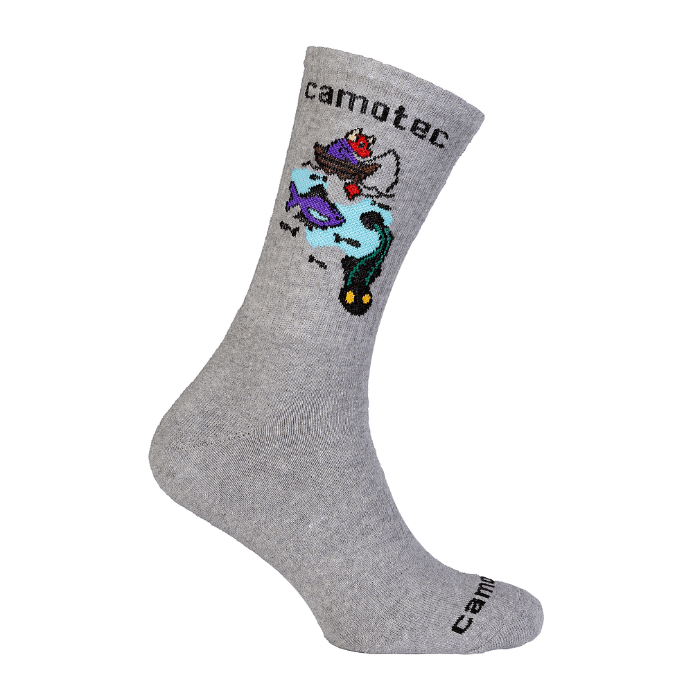 LongFull Fishing LE Socks (limited edition) Gray