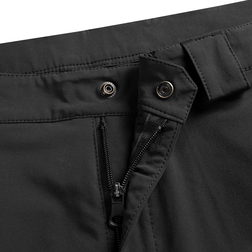 Lizard Nylon Black Shorts