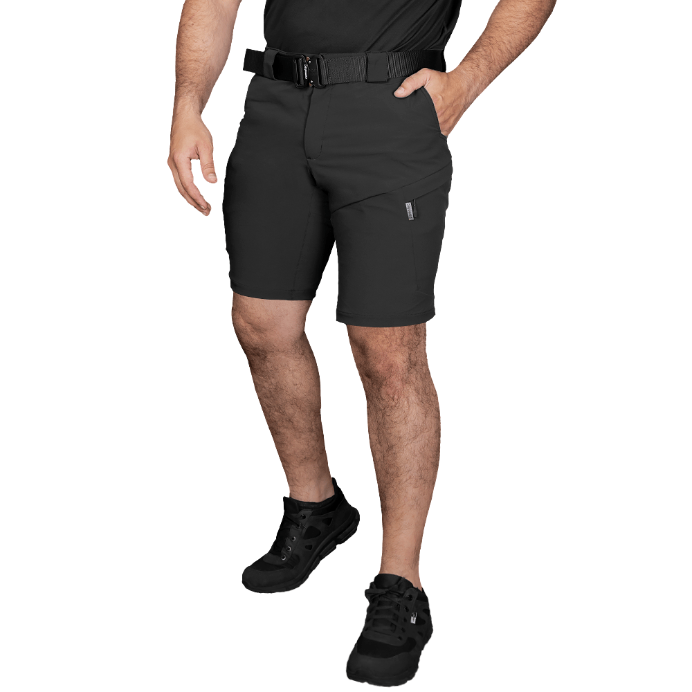 Lizard Nylon Black Shorts