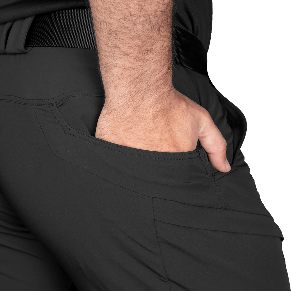 Lizard Nylon Black Shorts