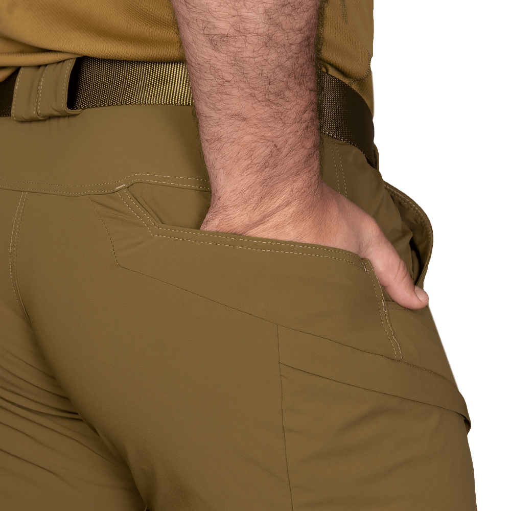 Lizard Nylon Coyote Shorts