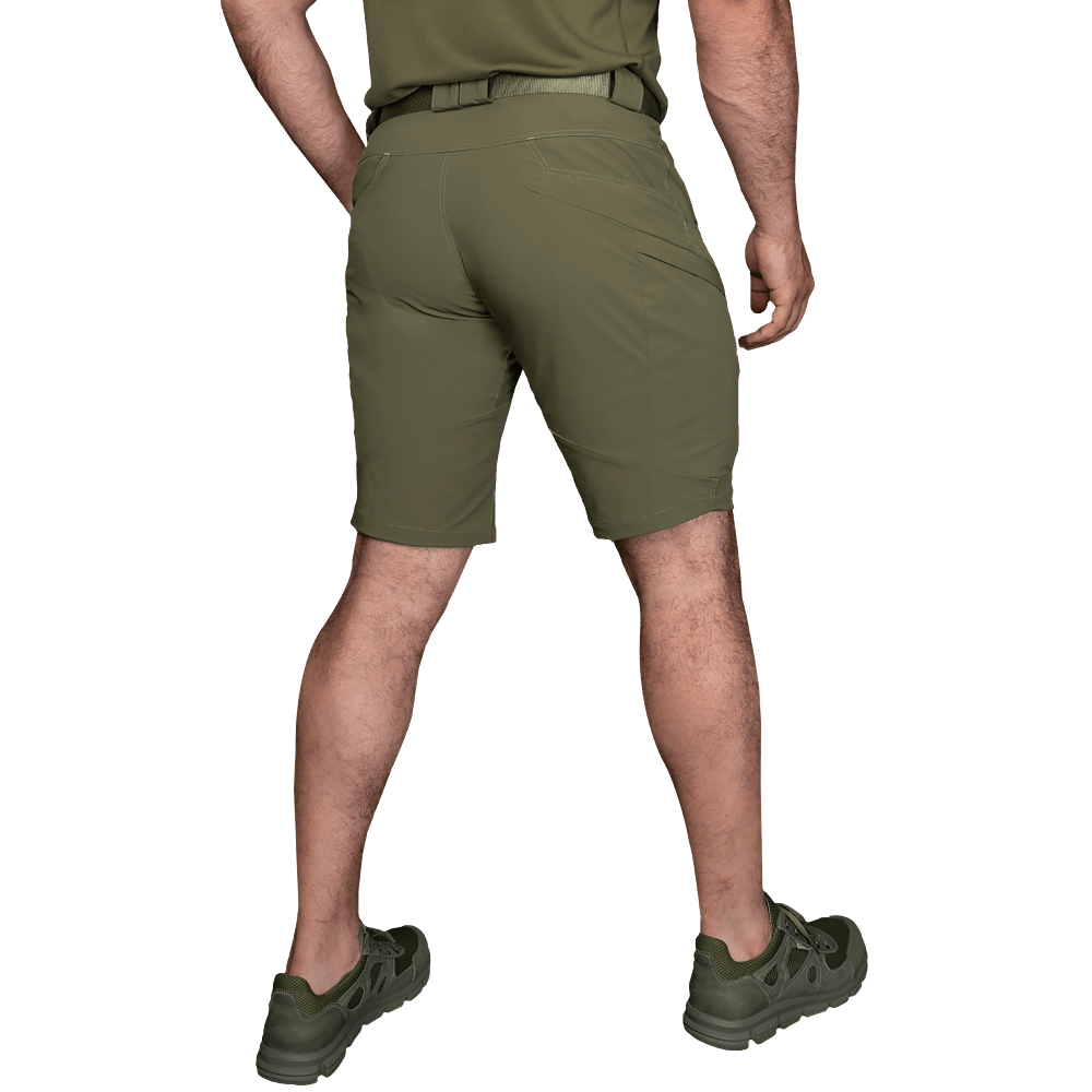 Lizard Nylon Olive Shorts