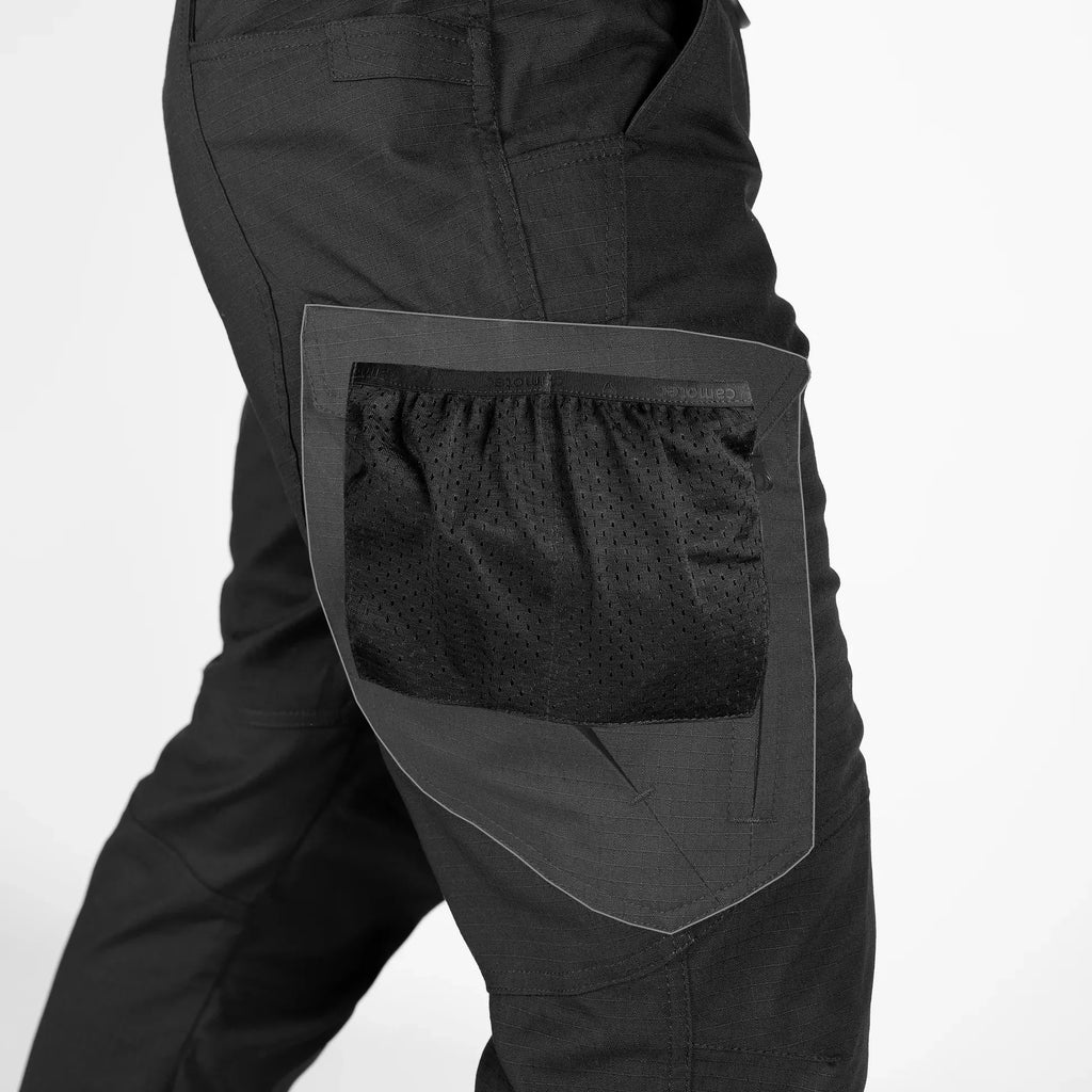 Gerz Rip-Stop Stretch Trousers Black