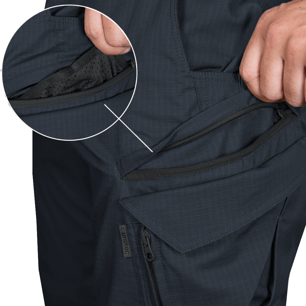 Pants Herts Rip-Stop Stretch Dark Blue