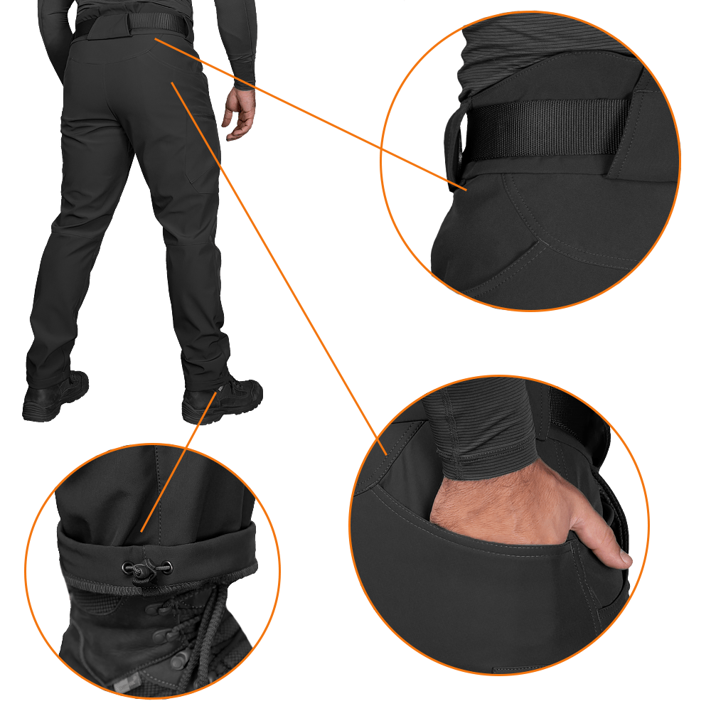 SoftShell Pants 2.0 Black