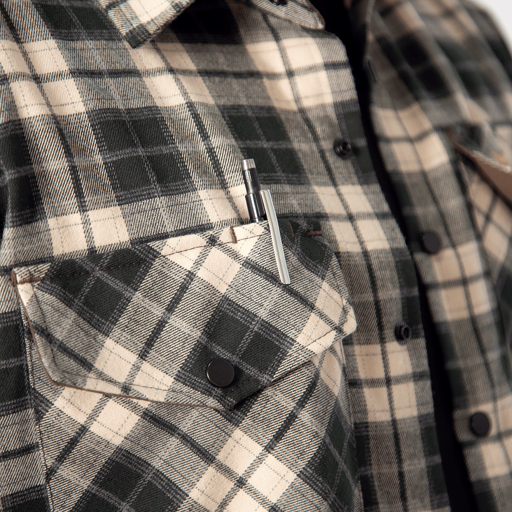 “Bureviy” Shirt Mint/White