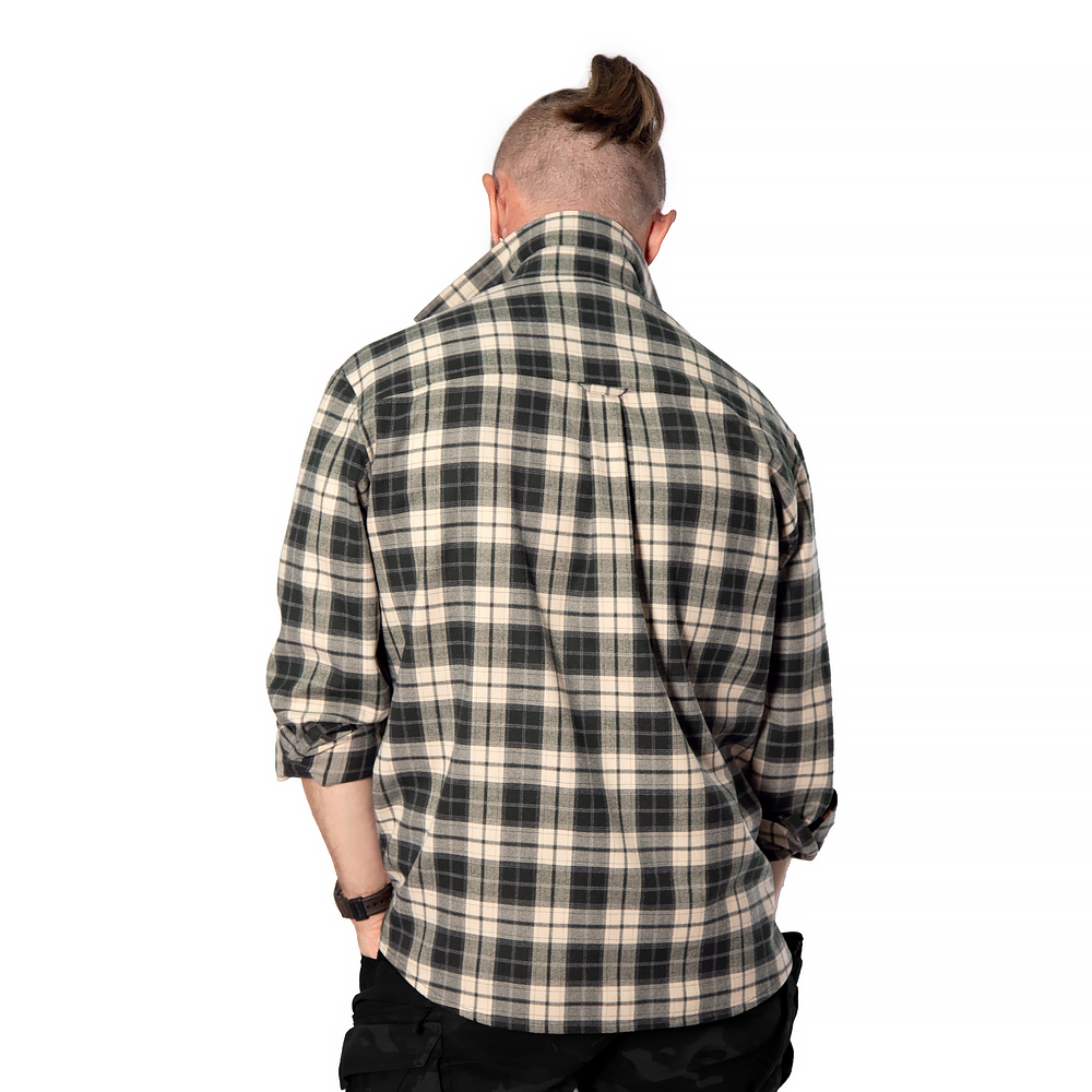 “Bureviy” Shirt Mint/White