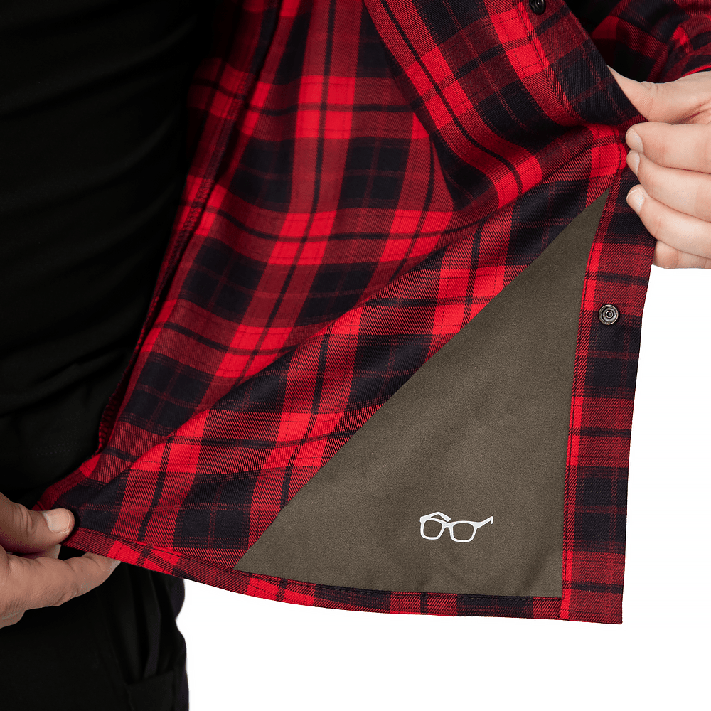 Shirt “Bureviy” Red/Black