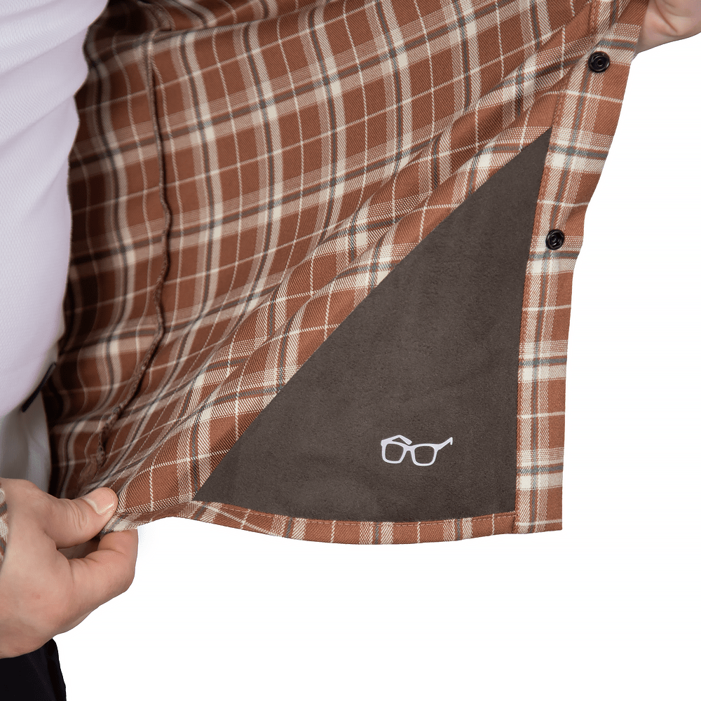 Shirt “Bureviy” Sand/White
