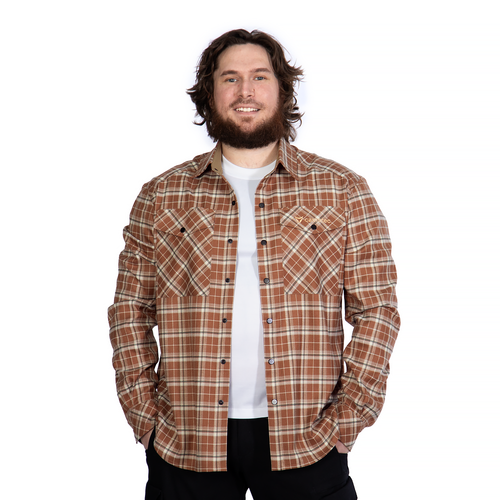 Shirt “Bureviy” Sand/White