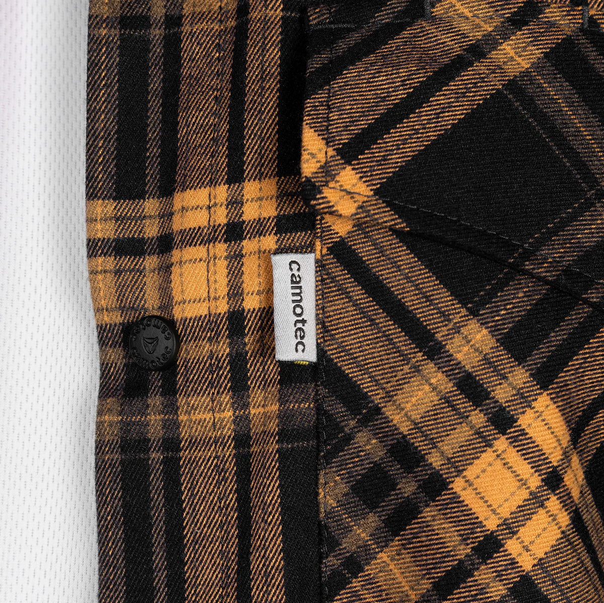 "Bureviy" Shirt Orange/Black
