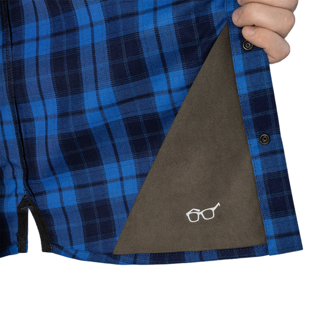 Shirt "Bureviy" Blue/Black
