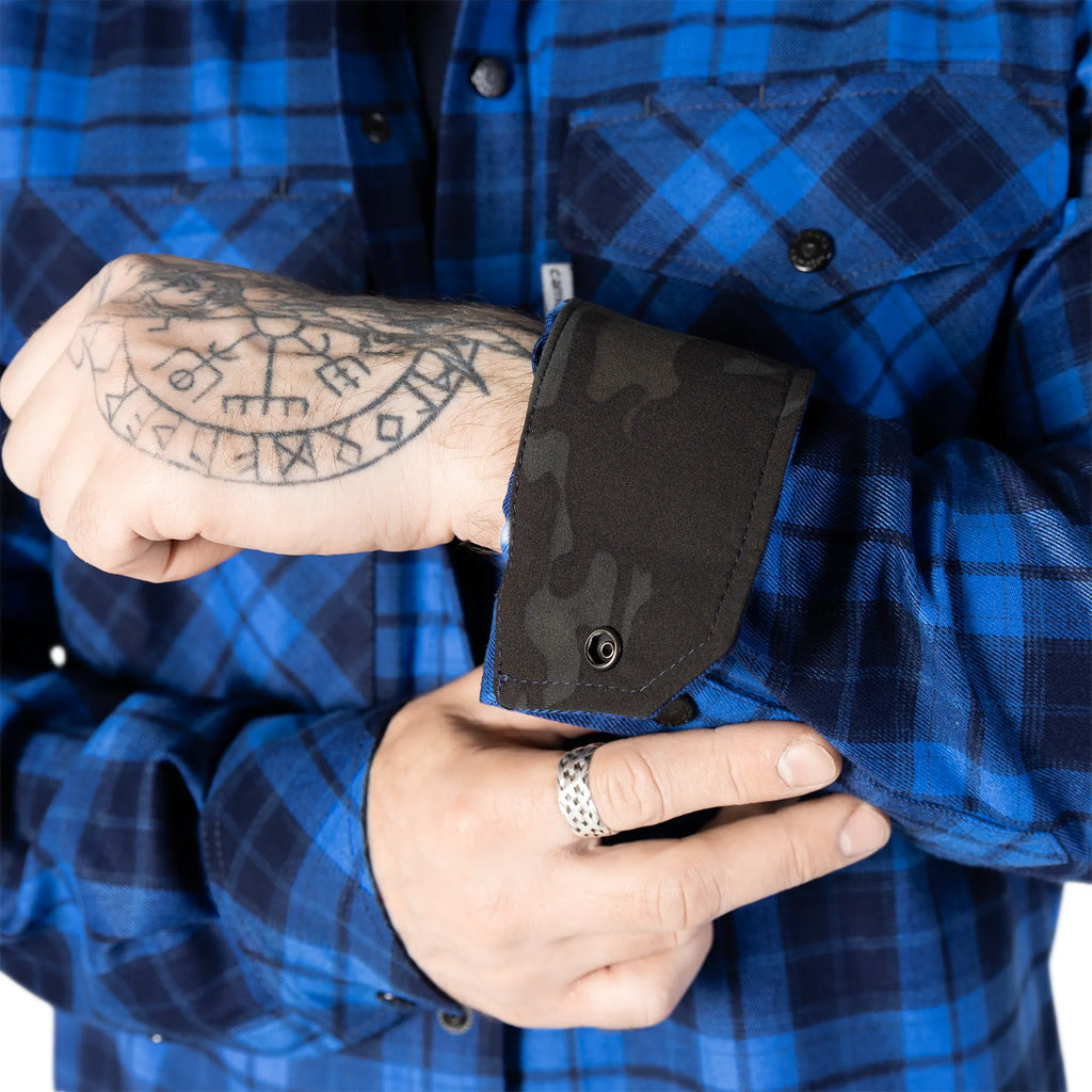 Shirt "Bureviy" Blue/Black