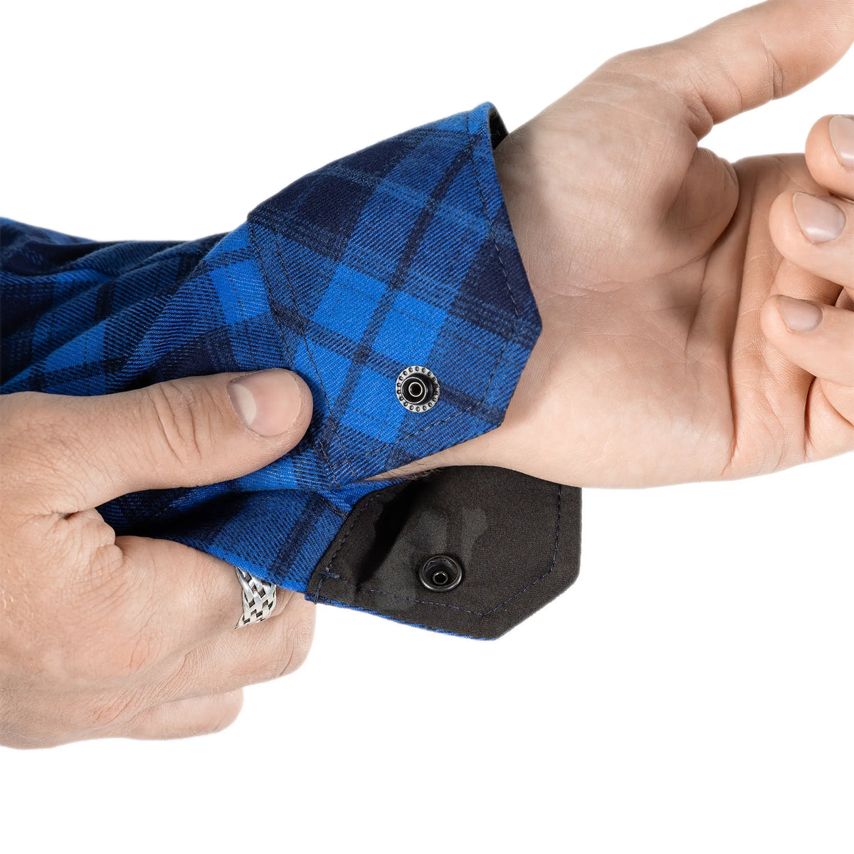 Shirt "Bureviy" Blue/Black