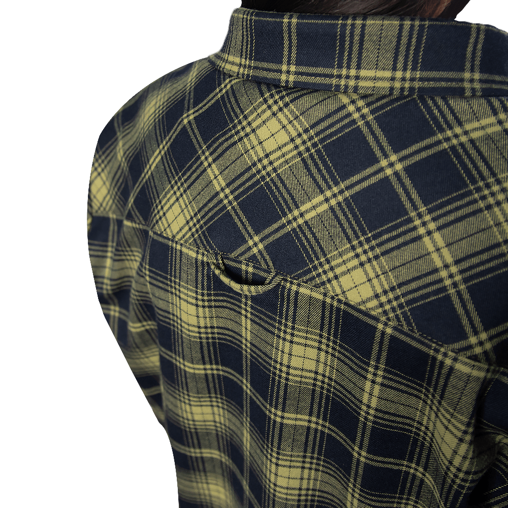 Pani Shirt "Bureviy" (Logo Orange) Lime Green/Navy