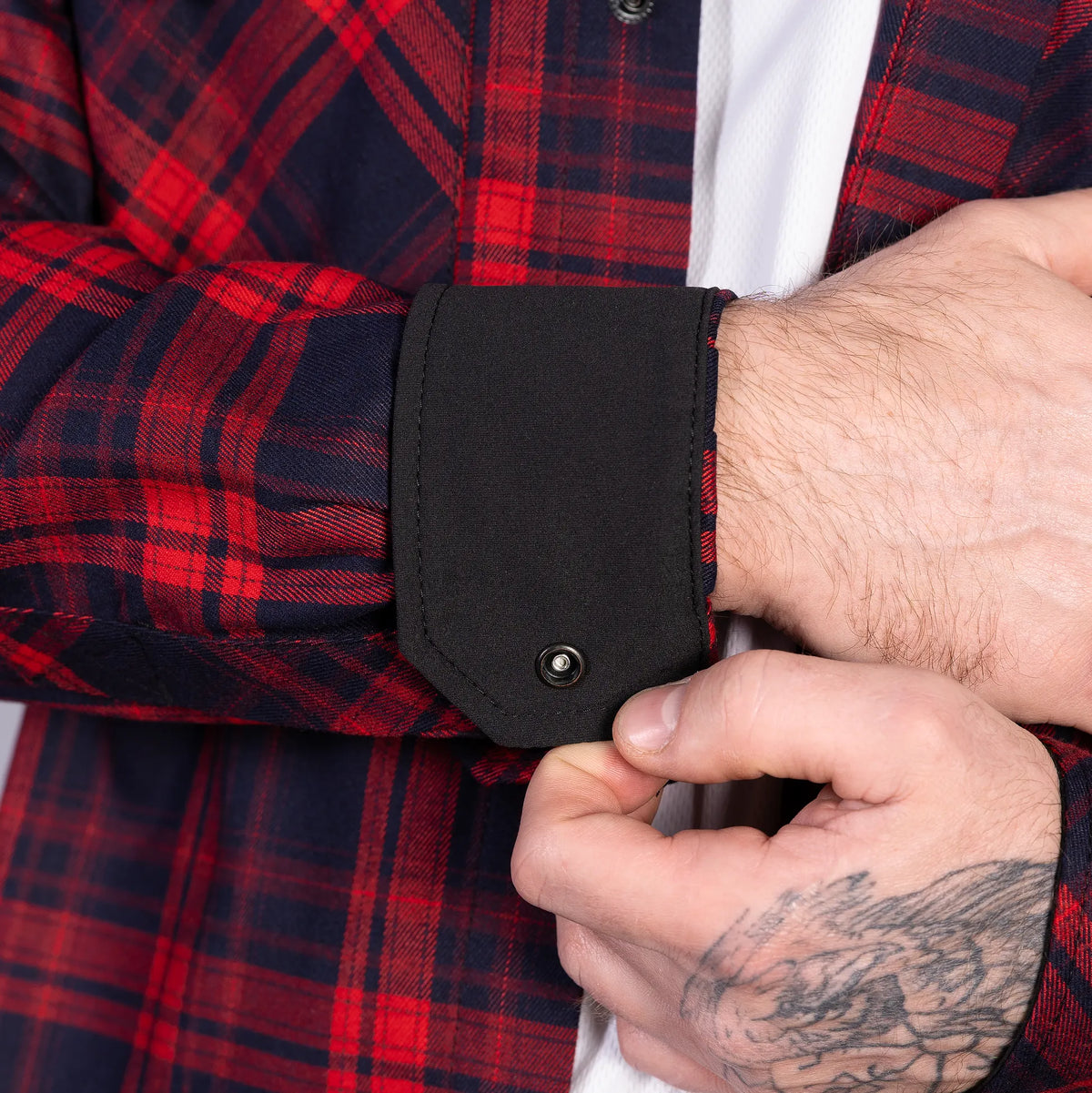 "Bureviy" Shirt Red/Navy