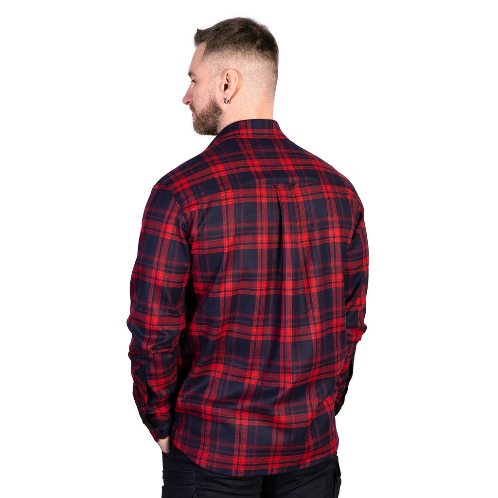 "Bureviy" Shirt Red/Navy