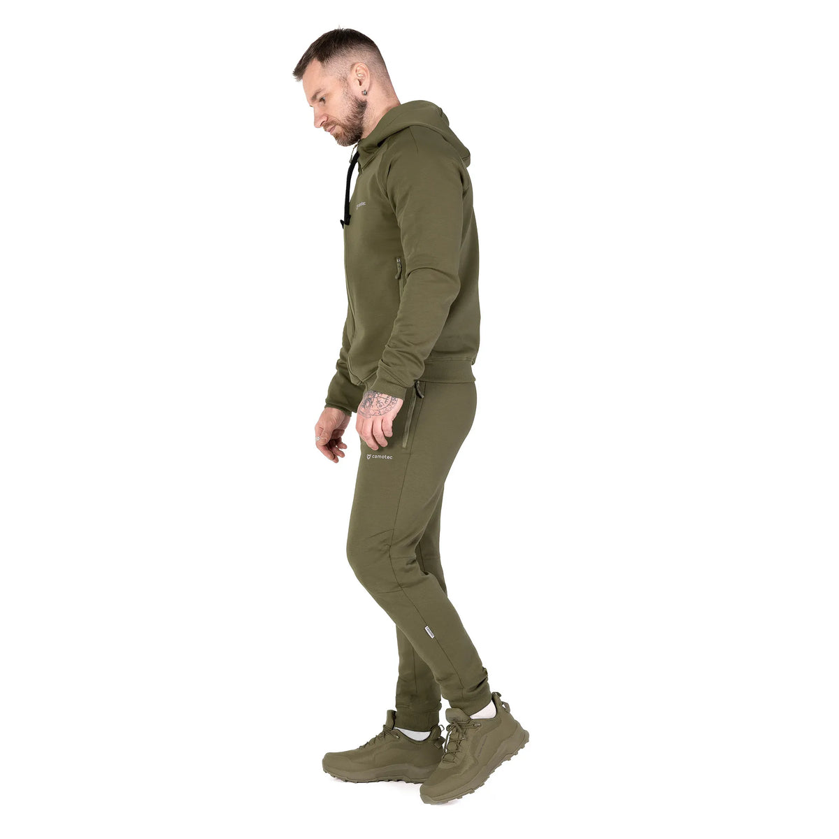 FitPro Zip ShapeKnit Sports Jacket Olive