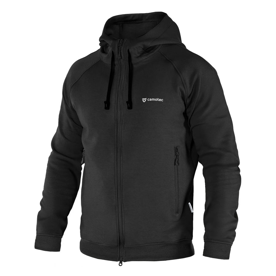 Sports Hoodie FitPro Zip ShapeKnit Black