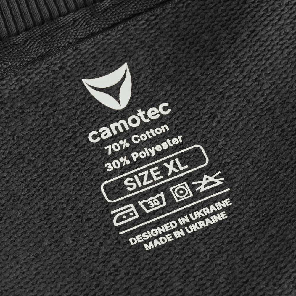 Basic 2.0 Sweatshirt Black (golden trident)
