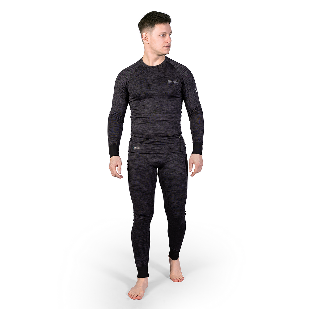 LVL2 Polarheat QS Pro 2.0 Thermal Underwear Gray Melange