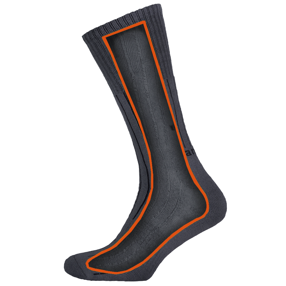 LongFull Pro Gray Socks